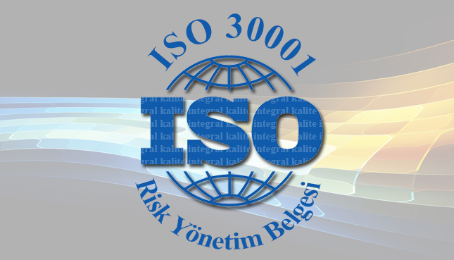 İso 30001 Risk Yönetim Belgesi - ISO 31000:2018 Risk yönetim Belgesi risk yönetimi için temel gereklilikler ile ilgili bir standarttır. Firmaların ölçeği, faaliyet alanı veya sektörü ne olursa olsun her kuruluş tarafından kullanılabilir. Risk yönetimini esas alır. Risklerin kontrolünü sağlar.
